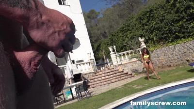 FamilyScrew Luna BlackOilWet Strangers Cock WRB