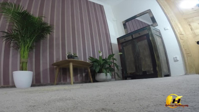 KaterinaHartlova Hidden Camera When Vacuuming My Pussy And Boobs LEWD